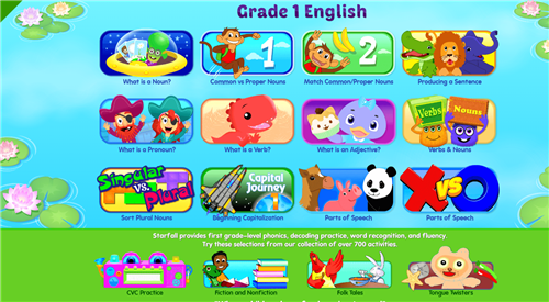 English Starfall 1